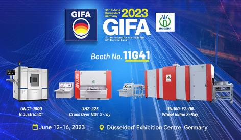 Contrôle de la qualité des pièces moulées par la machine à rayons X Unicomp NDT 3D CT