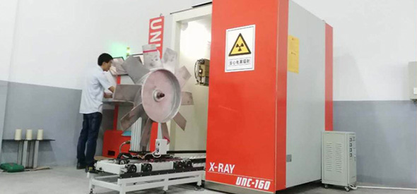 Unicomp Unc160 radiographie radiographie pour la lame de soufflante coulée en aluminium NDT inspection