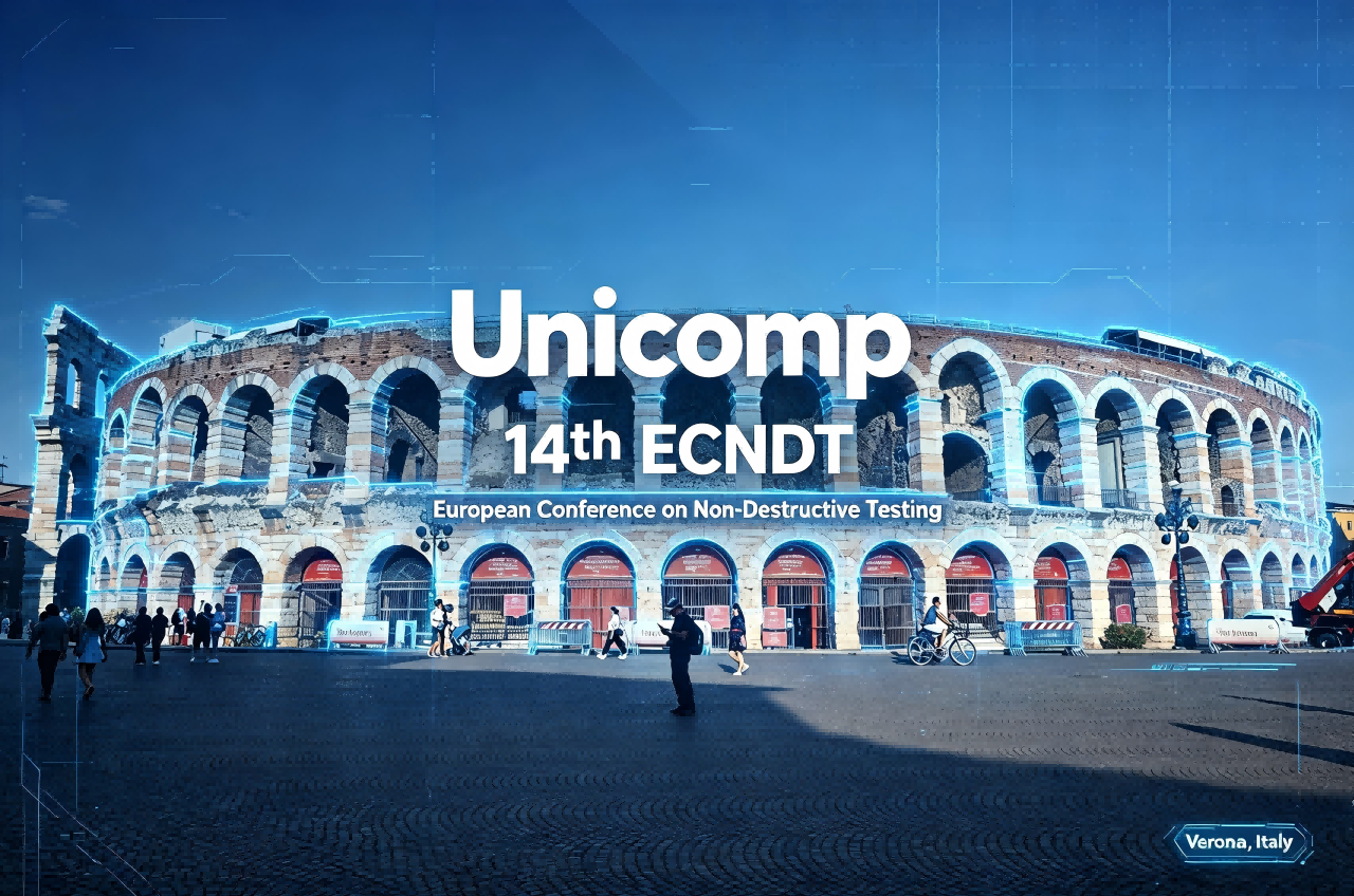 Unicomp conclut la récompense de sa 14e participation à l'ECNDT 2026 à Vérone | Obtient une commande d’équipement CND personnalisé